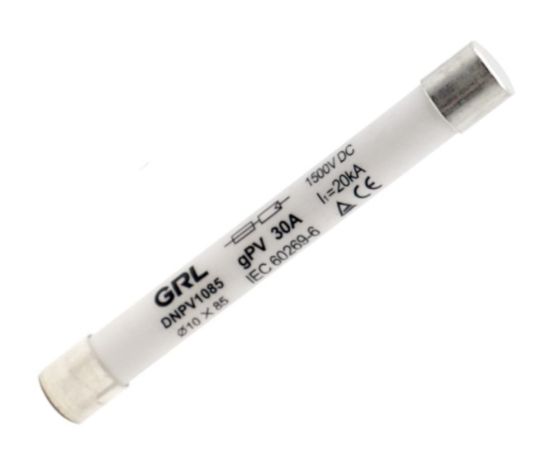 Picture of DC SOLAR PV FUSE 10x85mm 20A 1.5KVDC