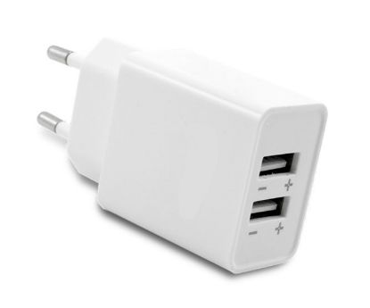 Picture of DUAL USB CHARGER / PSU W/M I=220 O=2x5V 2.4A