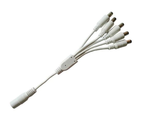 Picture of DC 2.1mm POWER SPLITTER PLUG TO 5xSOCKET 300mm