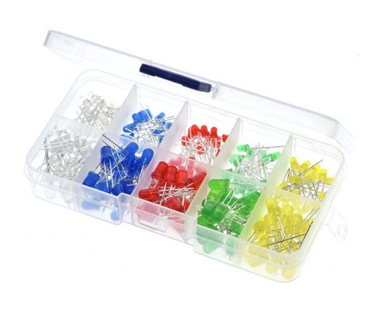 Picture of 3mm & 5mm LED ASSORTMENT - 300-PCS