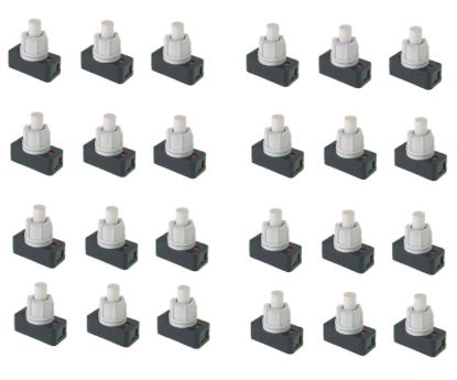 Picture of BED SIDE TYPE PUSH SWITCH IN-LINE 1A 100/BAG