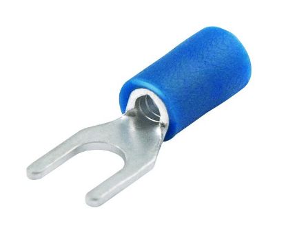 Picture of PRE-INSULATED FORK TERMINAL BLUE 3.7mm