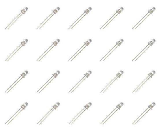 Picture of LED 5mm CL-RED 630nM 14Kmcd 30-DEG - 1K/BAG