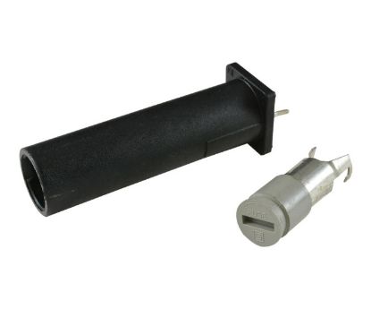 Picture of PCB 6.3x32mm FUSE HOLDER 16A 400VAC GY