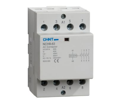 Picture of CONTACTOR MODULAR 4P 2NO 2NC 63A 240V-COIL