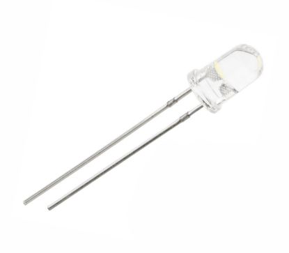 Picture of FLASHING 5mm LED CLEAR WHITE 20KMCD