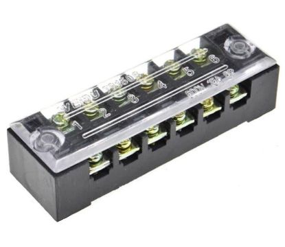 Picture of BARRIER POWER TERMINAL BLOCK 25A 600V 6P