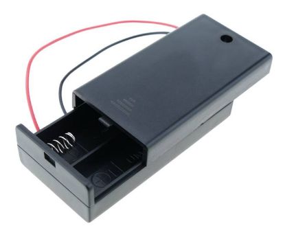 Picture of HOLDER FOR 2xAA P/LIGHT BATTERIES WITH COVER