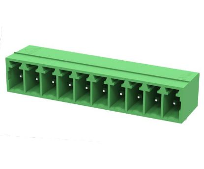 Picture of HEADER R/A PCB-MNT 10P CLOSED P=3.81