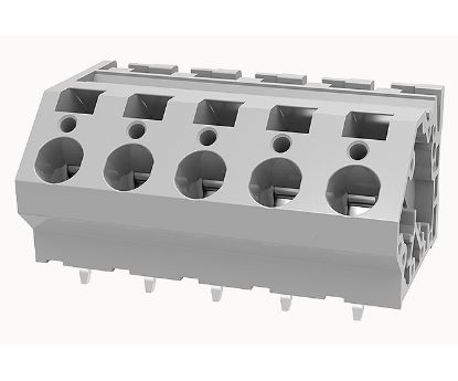 Picture of PCB SPRING TERMINAL BLOCK 5W PITCH=7.5mm GREY