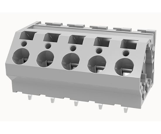 Picture of PCB SPRING TERMINAL BLOCK 5W PITCH=7.5mm GREY
