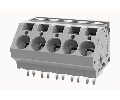Picture of PCB SPRING TERMINAL BLOCK 5W PITCH=10mm GREY