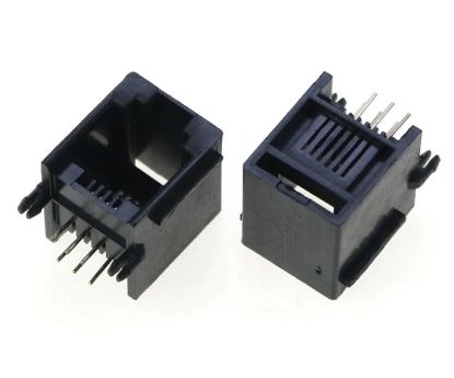 Picture of MOD SOCKET RJ12 PCB R/A 6P/6C 6-CONTACT