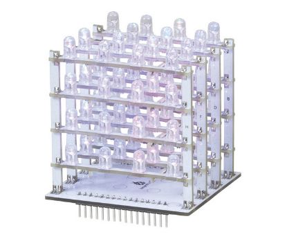 Picture of RGB LED CUBE KIT 4x4x4 WITHOUT DRIVER