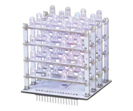 Picture of RGB LED CUBE KIT 4x4x4 WITHOUT DRIVER