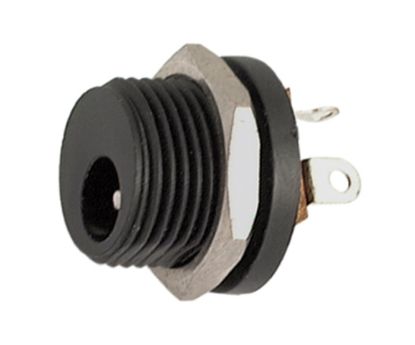 Picture of DC POWER PLUG / JACK 2.0mm PIN RND P/MNT