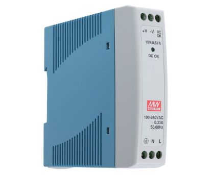 Picture of POWER SUPPLY D/R I=220V O=12V 0A84 10W