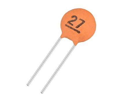 Picture of CERAMIC CAPACITOR DISC 100pF 50V P=2.5mm