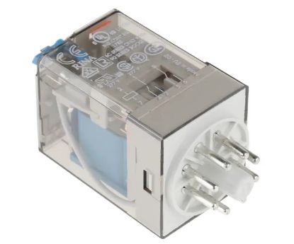 Picture of RELAY DPDT 10A 24VDC ROUND 8PIN