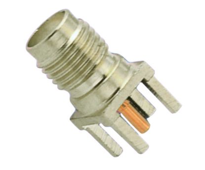 Picture of SOCKET SMA PCB STRAIGHT 4-PIN NICKEL