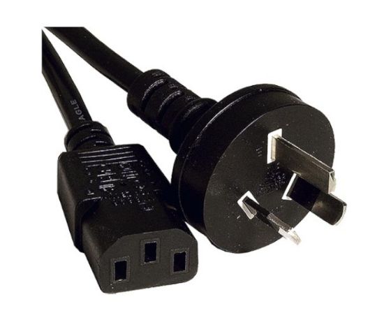 Picture of POWER LEAD 3P FLAT - IEC SOCKET 1.8M  PARTLY MOULDED