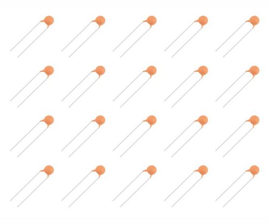 Picture of CERAMIC CAPACITOR DISK 560pF 50V Y5P 10% P=2.5 - 1K/BAG