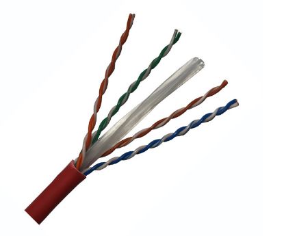 Picture of CAT6E UTP NETWORK CCA CABLE 8C STRANDED RED - DEBULK