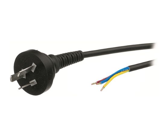 Picture of POWER LEAD STRAIGHT 3x1.00mm 10A 3P FLAT OPEN END