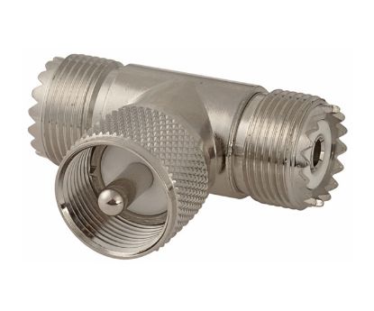 Picture of ADAPTER UHF-PLUG TO 2x UHF-SOCKET T-JUNCTION