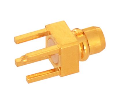 Picture of MMCX-PLUG(MICRO) STR PCB, GOLD