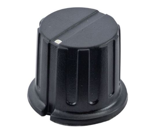 Picture of KNOB PLA BLK SCR DOT 24x20x6.4