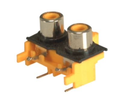 Picture of SOCKET RCA 2P PCB SML MONO