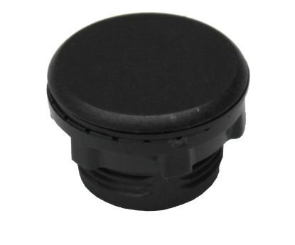 Picture of PUSH BUTTON BLANK 22mm BLACK