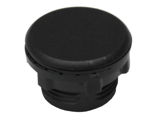 Picture of PUSH BUTTON BLANK 22mm BLACK