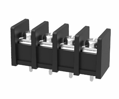 Picture of BARRIER TERMINAL BLOCK PCB PINS P=10mm 4W C PIN