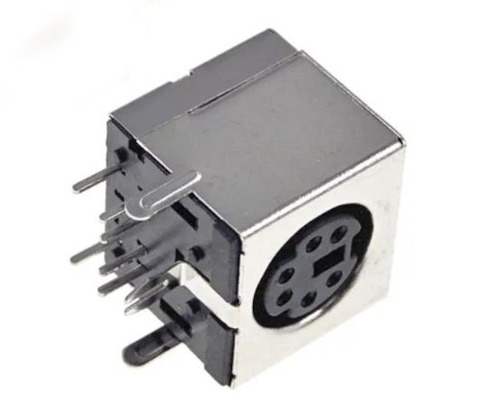 Picture of SOC MINI DIN 5W R/A SHIELD