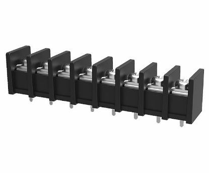 Picture of BARRIER TERMINAL BLOCK PCB PINS P=10mm 8W C PIN