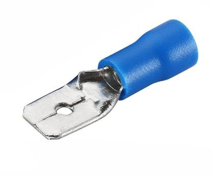 Picture of TERMINAL PRE-INS PUSH-ON BLUE 6.3mm - DEBULK