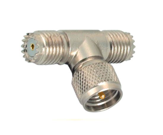 Picture of ADAPTER MINI UHF-PLUG TO 2xUHF-SOCKET(MINI) T-JUNCTION