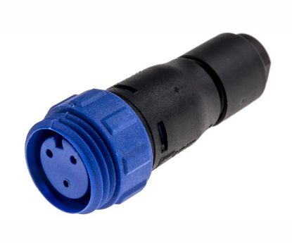 Picture of IN-LIGN SOCKET CIRCULAR STRAIGHT 2-PIN