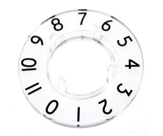 Picture of CLEAR DIAL 0-11 SIZE 29 ID=24mm OD=46.8