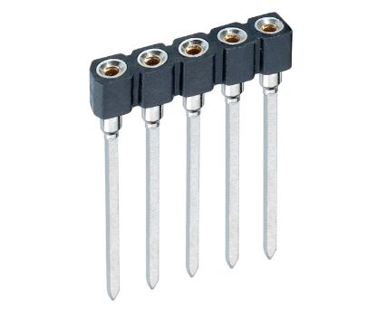 Picture of 40W SOCKET SIL 2.54 ROUND HOLE W/WRAP
