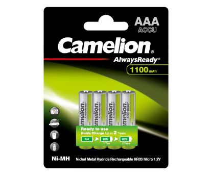 Picture of R03/AAA BATTERY Ni-MH 1.2V 1.1AH 4/PACK