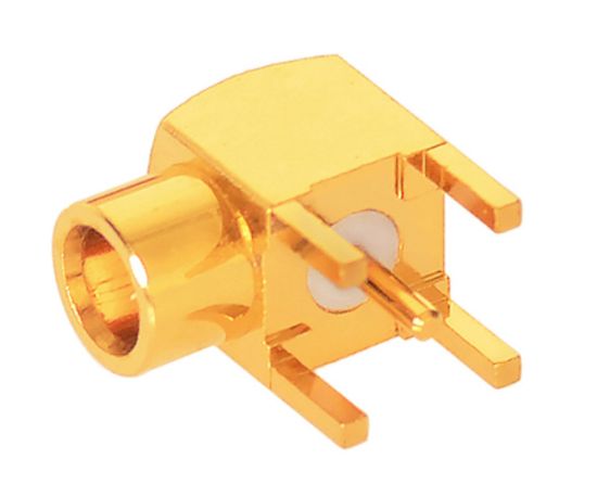 Picture of MCX SOCKET MINI R/A PCB MOUNT GOLD