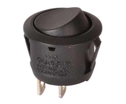 Picture of ROUND ROCKER SWITCH SPST 10A 23mm