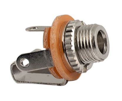 Picture of AUDIO FEMALE CONNECTOR 3.5mm 2 CONTACTS NICKEL