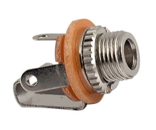 Picture of AUDIO FEMALE CONNECTOR 3.5mm 2 CONTACTS NICKEL