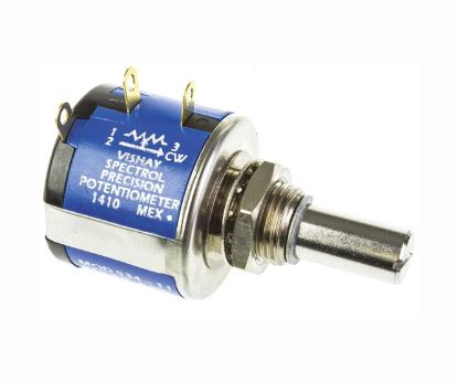 Picture of POTENTIOMETER 10-T W/W LIN 22mm 200E 2W