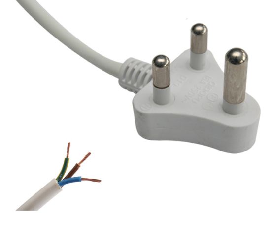 Picture of MAINS LEADS 2M LONG 16A PLUG TOP TO OPEN END