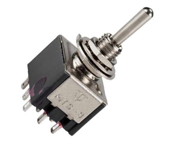Picture of MINI TOGGLE SWITCH TPDT ON-OFF-ON  LG